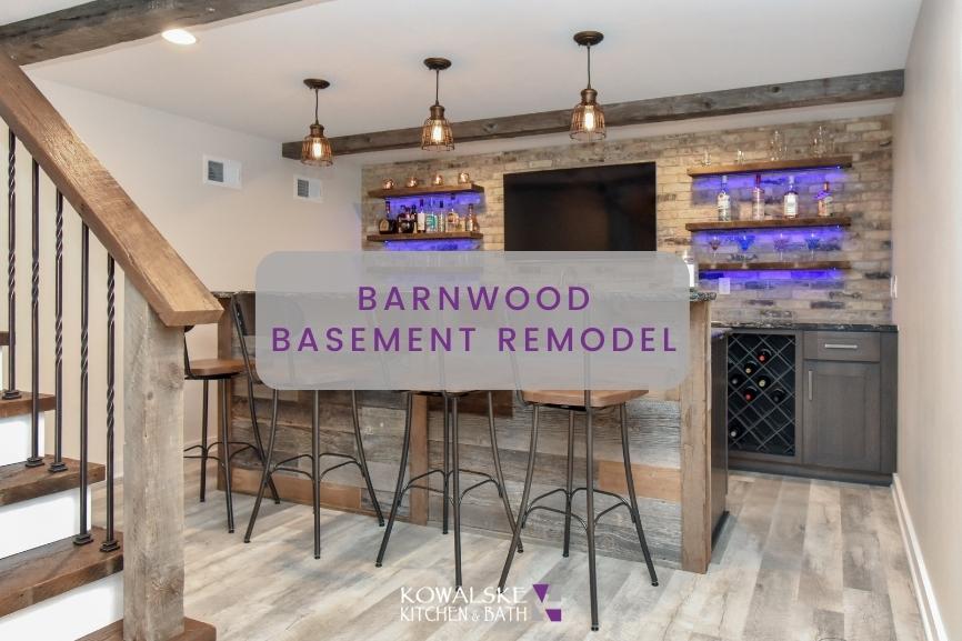 barnwood basement remodel
