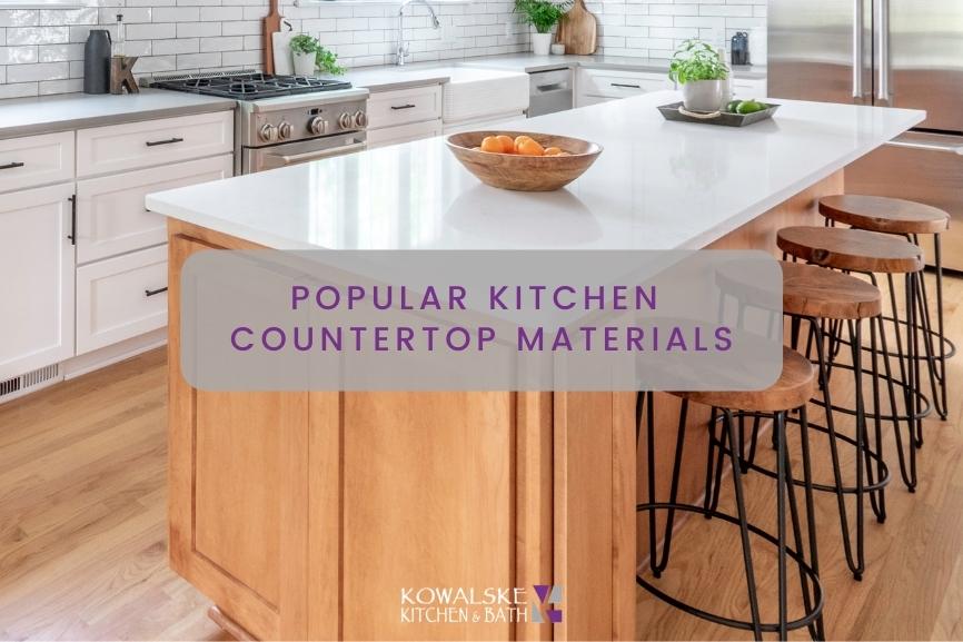 popular kitchen countertop materials